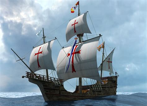 Santa Maria Ship - Free 3D Model by dazinbane in 2022 | Photo stock ...