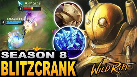 Wild Rift Blitzcrank Support Gameplay Season Youtube