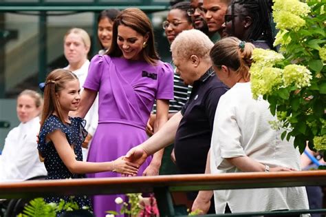 Kate Middleton And Princess Charlotte Shine At Wimbledon Return