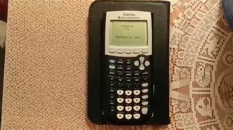 How To Reset Your Ti 8483828586 Calculator To Default Settings