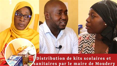 Soninké Distribution de kits scolaires et sanitaires par le maire de