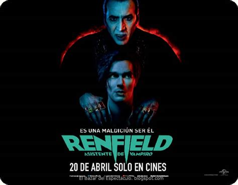 Renfield Asistente de vampiro película 2023 con Nicolas Cage y