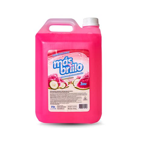 Jabón Liquido p manos Sandía pepinos 5 Lts Mas Brillo