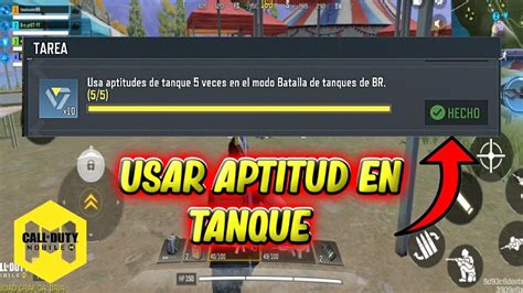 COMO HACER LA MISION DE USAR APTITUD DE TANQUE 5 VECES EN BATALLA DE