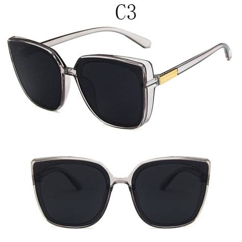 Buy Korean Fashion Sunglasses Women Fashion Cat Eye Sunglasses Uv400 At