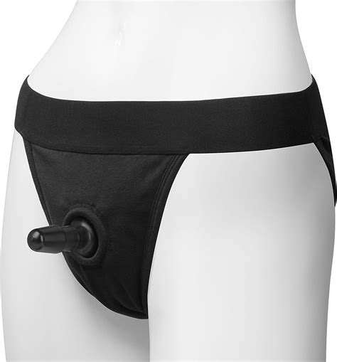 Miss Flora Vac U Lock Panty Harness With Plug Full Back