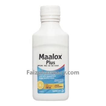 Maalox Plus Oral Suspension Lemon Ml Faiz Pharmacy Mombasa Kenya