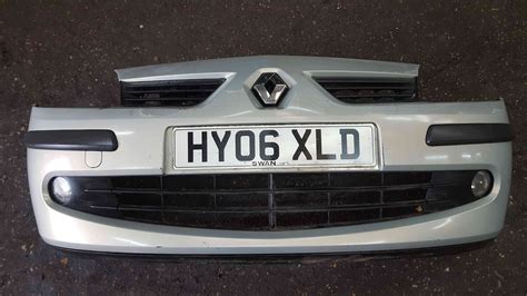 Renault Modus 20042008 Front Bumper Silver 632 Nv632 Store Renault