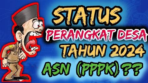 Status Perangkat Desa Tahun Jadi Asn P K Atau Pns Bungko News