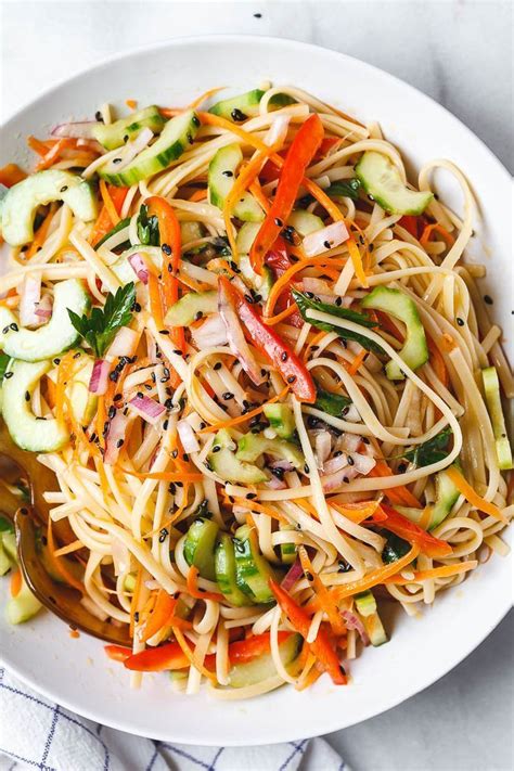 Asian Noodle Salad With The Best Ever Ginger Vinaigrette Artofit