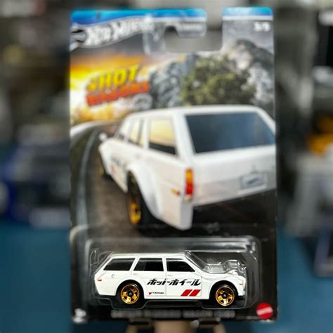 Jual Hot Wheels Datsun Bluebird Wagon White Hw Hot Wagons