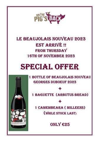 Le Beaujolais Nouveau 2023 est arrive!! – On the Pigs Back