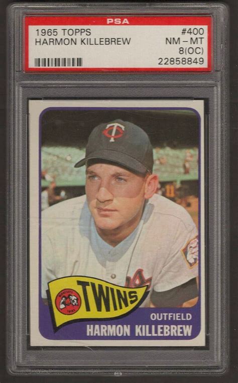 Topps Harmon Killebrew Hof Psa Oc Stunner Card Of