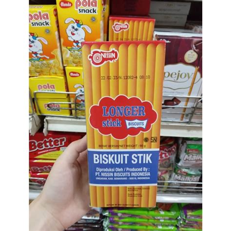 Jual Nissin Longer Stick Biskuit G Shopee Indonesia