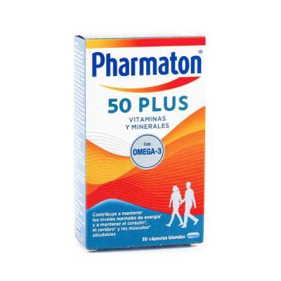 Comprar BOEHRINGER INGELHEIM PHARMATON 50 PLUS 30 CÁPSULAS a precio