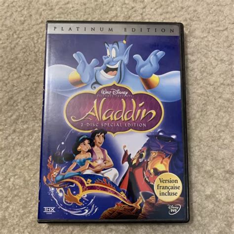 Walt Disney Aladdin Disc Special Dvd Platinum Edition English French