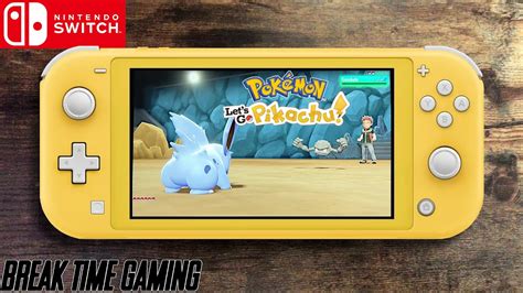 Pokemon Lets Go Pikachu Nintendo Switch Lite Gameplay YouTube