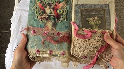 The Most Amazing Fabric And Lace Journal Youtube