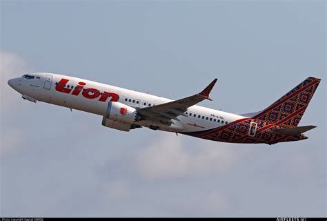 Lion Air Boeing 737 NG Max PK LQL Photo 20456 Airfleets Aviation