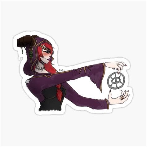 "IDV Priestess" Sticker for Sale by SadisticSketch | Redbubble