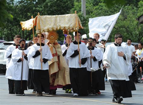Parishioners are celebrating a milestone at corpus christi catholic church 35