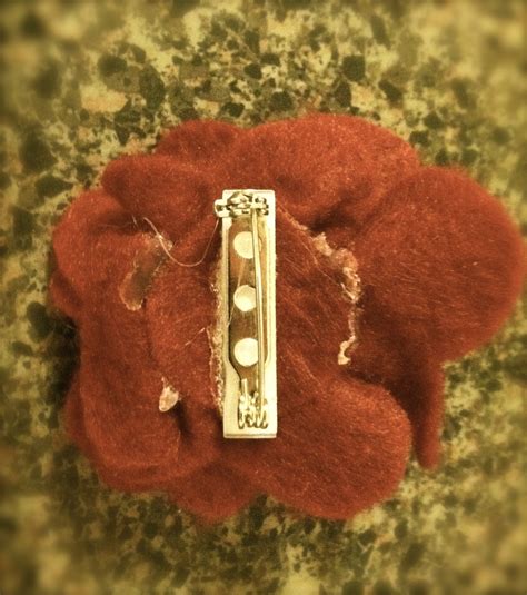 Redfly Creations Felt Flower Pins
