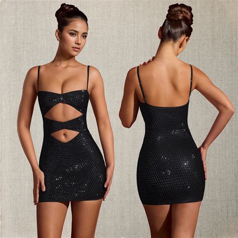 Dear Fashion Wholesale Sexy Hot Drill Hollow Out Sing Mini Dress BY 7209 DF Dear