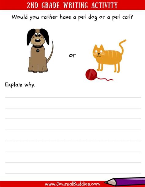 2nd Grade Writing Worksheets Pdf