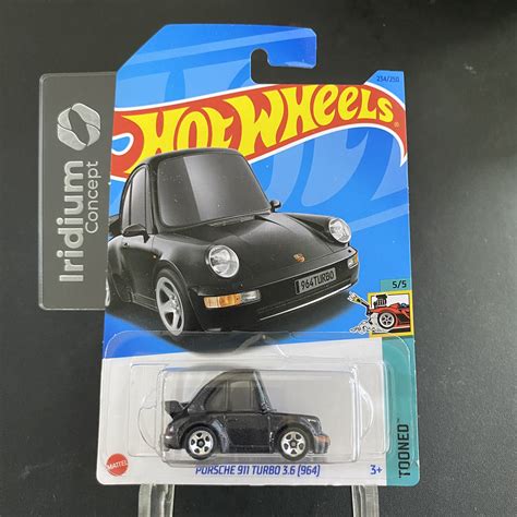 Hot Wheels Porsche 911 Turbo 3 6 964 Hitam Tooned Original Hotwheels Lazada Indonesia