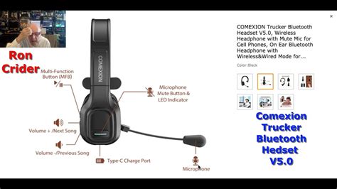 Comexion Bluetooth Headset M Manual