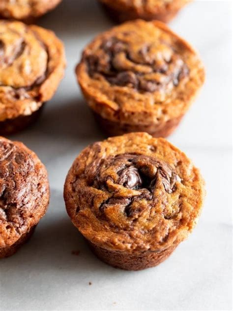 Nutella Stuffed Banana Muffins A Sassy Spoon