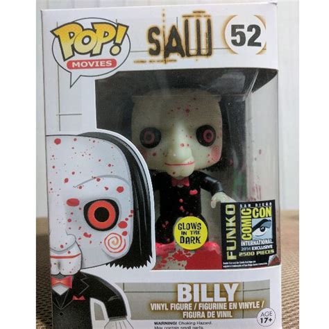 Funko POP Billy (SAW) 2014 Comic Con Exclusive Glow in the Dark ...