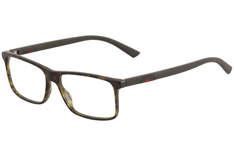 Gucci Mens Eyeglasses Gg0424o Gg0424o 006 Havanabrown Optical Frame 58mm 889652173207 Ebay