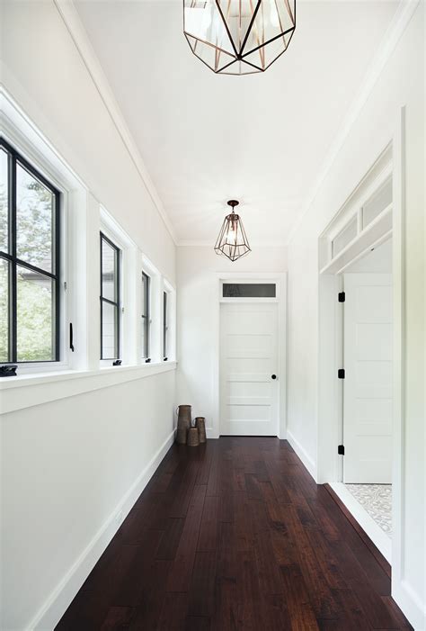 Oakwood Residence | Hallway | Z+ Interiors | Hallway design, Interior, Foyer design