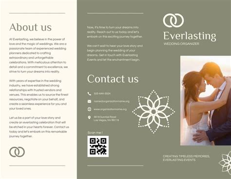 Wedding Brochure Template Venngage