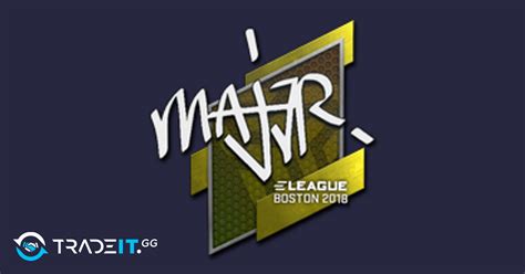 Sticker Maj R Boston Tradeit