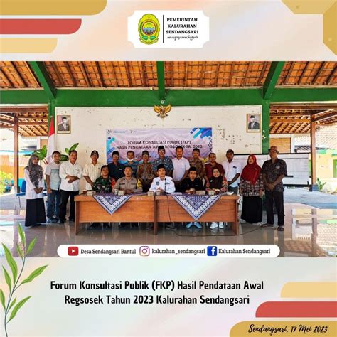 Forum Konsultasi Publik Fkp Hasil Pendataan Regsosek Tahun