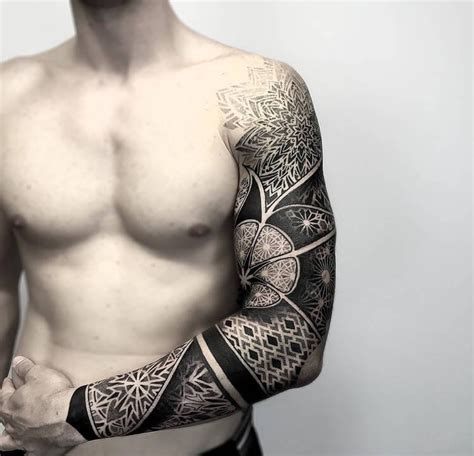 Sleeves Geometric Tattoo Images - Sleeves Geometric Tattoo Images