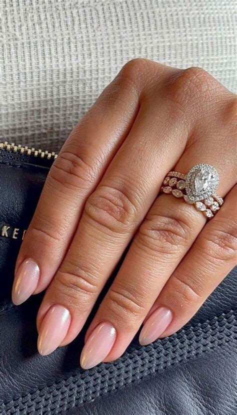 Glazed Donut Nails Inspo Gel Nails Simple Nails Nude Nails