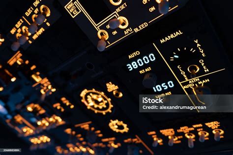 Boeing Cockpit Instruments Stock Photo - Download Image Now - Aerospace ...