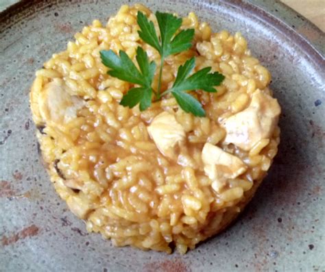 Cocinando Fit Arroz Meloso Con Pollo Y Canela