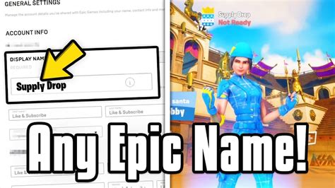 How To Get Any Og Epic Name In Fortnite Chapter 3 Season 1 Easy Youtube