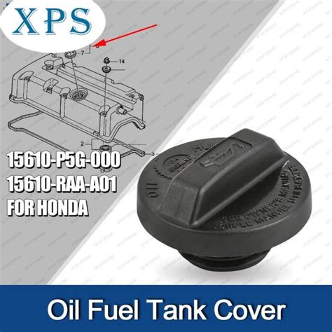 xps 【Ready Stock】HONDA Universal Oil Filler Cap For HONDA Civic/CRV ...