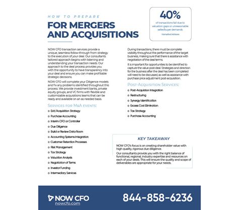 How To Prepare For Mergers And Acquisitions M A NOW CFO