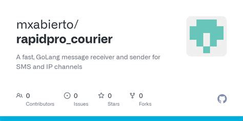 GitHub - mxabierto/rapidpro_courier: A fast, GoLang message receiver ...