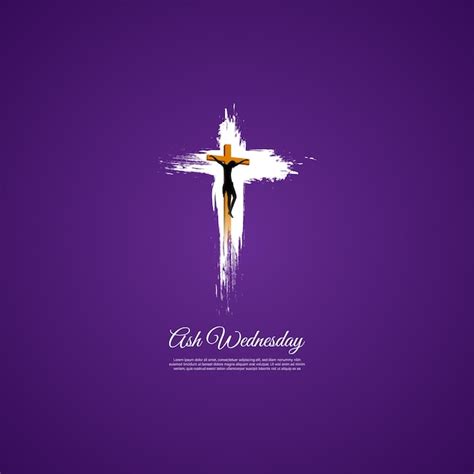 Premium Vector Vector Illustration Of Ash Wednesday Christian Holy