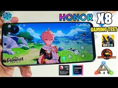 HONOR X8 en Perú Gaming Test Genshin Impact PUBG New State ARK y