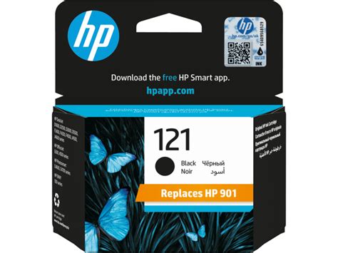 HP 121 Black Original Ink Cartridge | HP® Middle East