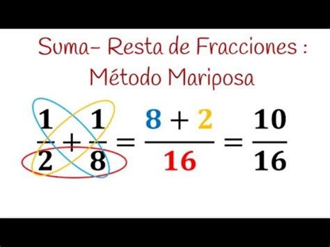 Matem Ticas Desde Cero Paso Suma Resta Fracciones Con Diferente