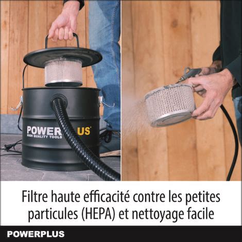 Powerplus Vide Cendres Powx Aspirateur De Cendre De W Avec